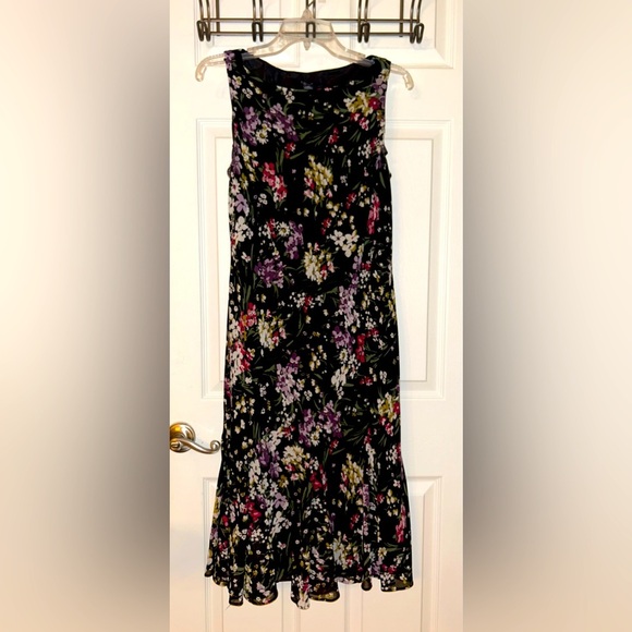 Chaps Dresses & Skirts - Chaps Floral Sleeveless Midi fit and flare Dress Size 12